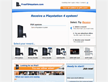 Tablet Screenshot of freeps4system.com
